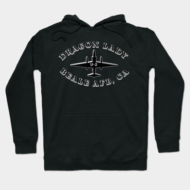 U-2 Spy Plane Hoodie by DrewskiDesignz